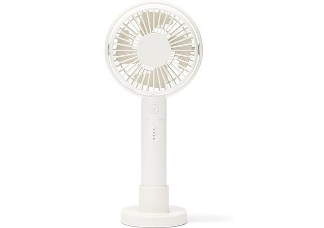 無印良品　角度が変えられる充電式ハンディファン