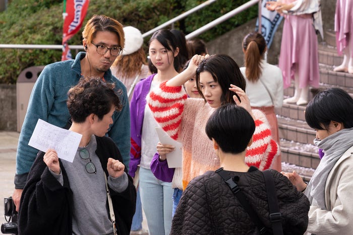 新CMメイキングカット(提供写真)