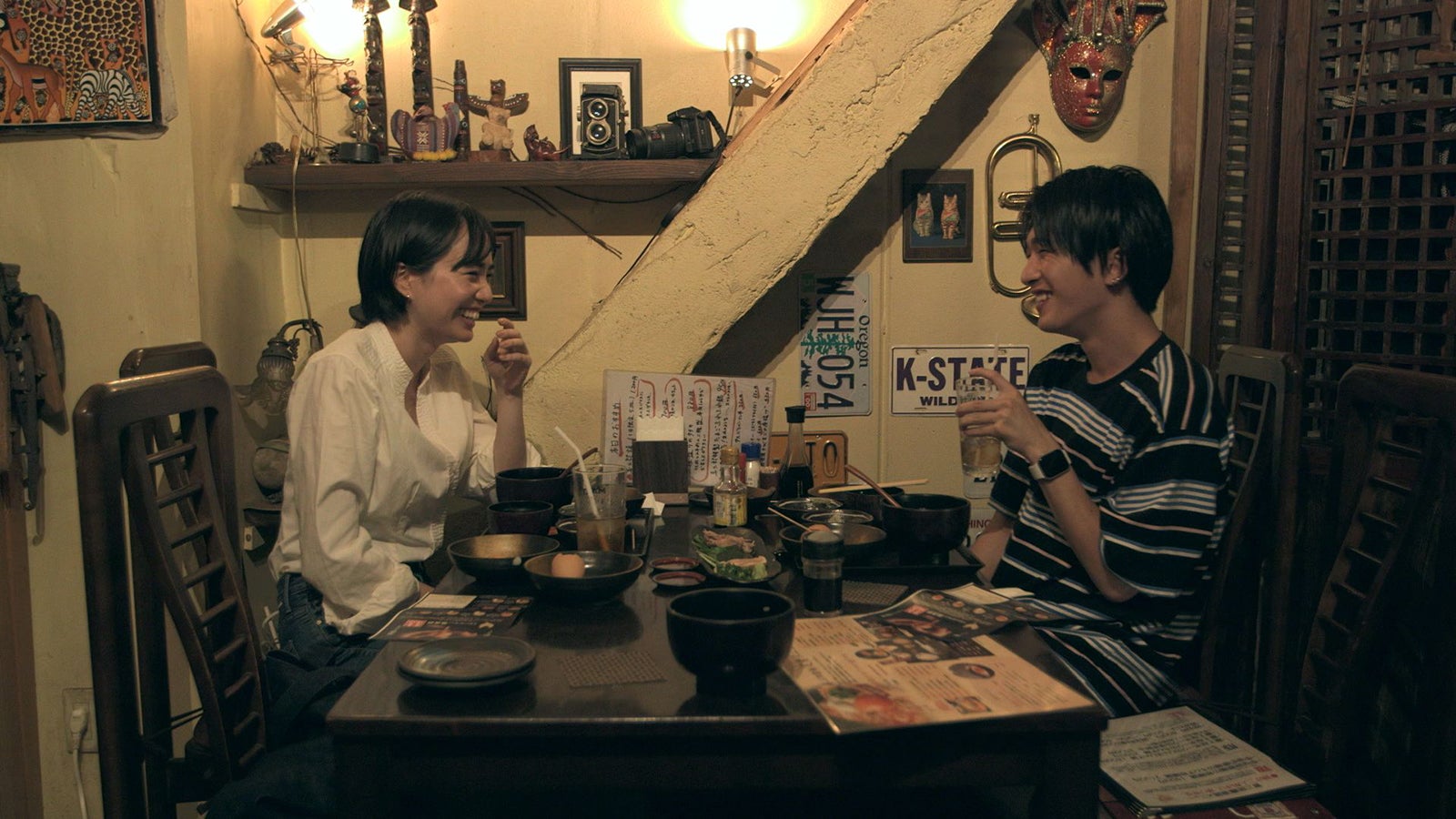 香織、流佳「TERRACE HOUSE TOKYO 2019-2020」10th WEEK（C）フジテレビ／イースト・エンタテインメント