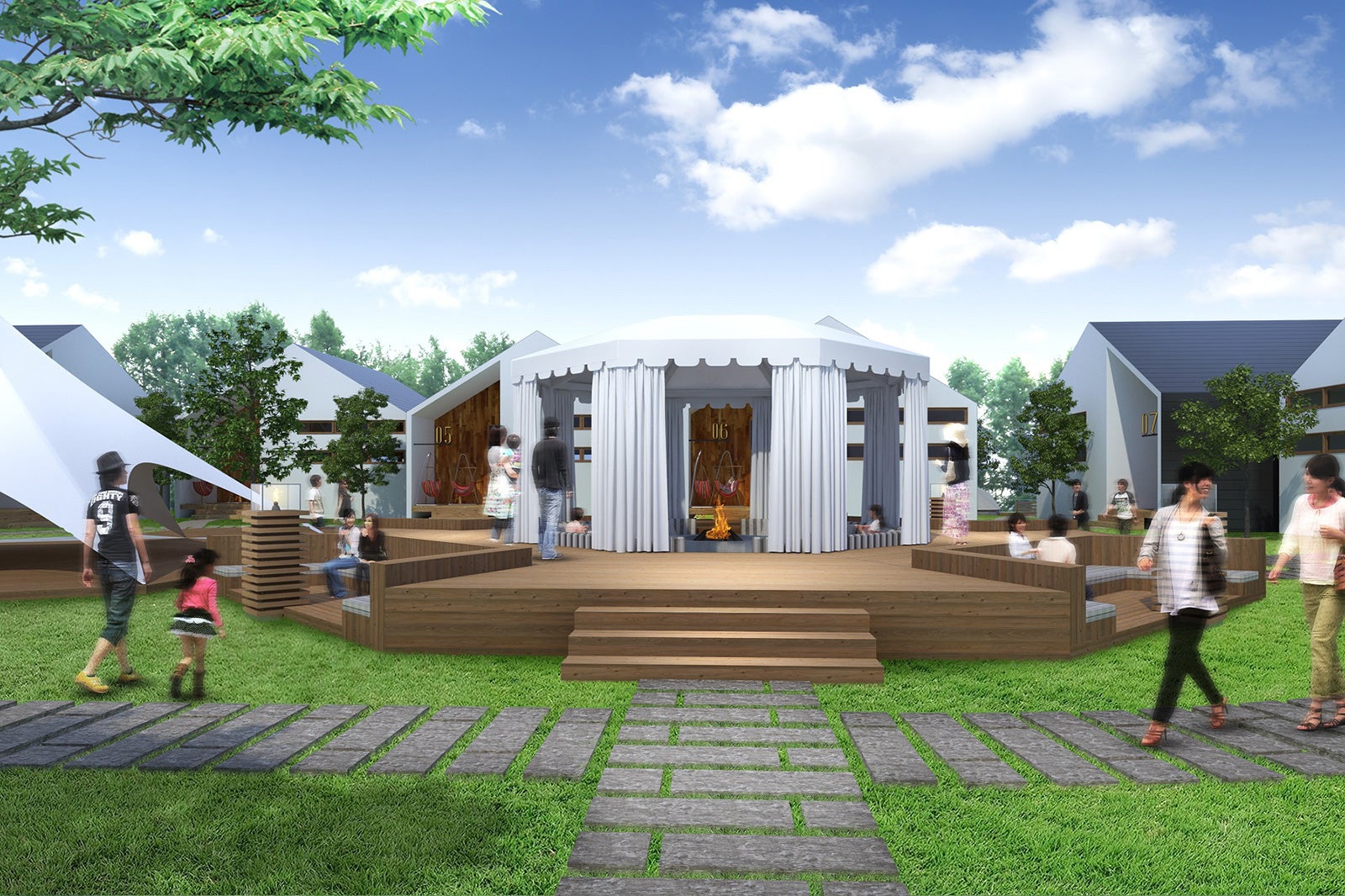 GRAX HANARE 京都るり渓イメージ／画像提供：カトープレジャーグループ