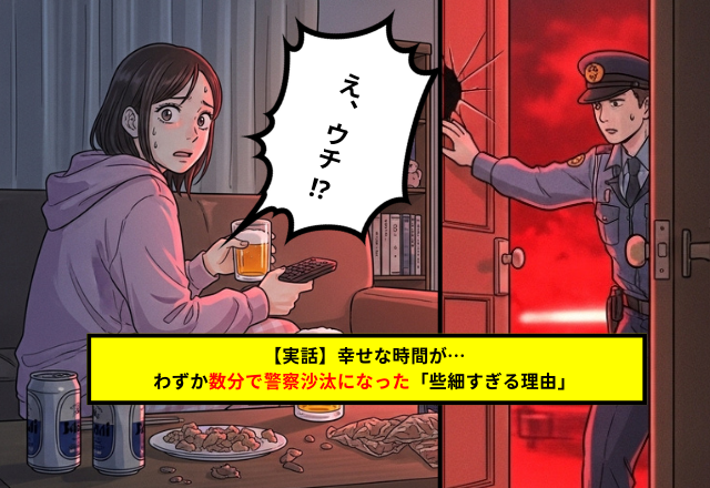 「止めてって言ったのに！」夫の”不注意”がきっかけで…自宅に警察官がやってきた衝撃の理由