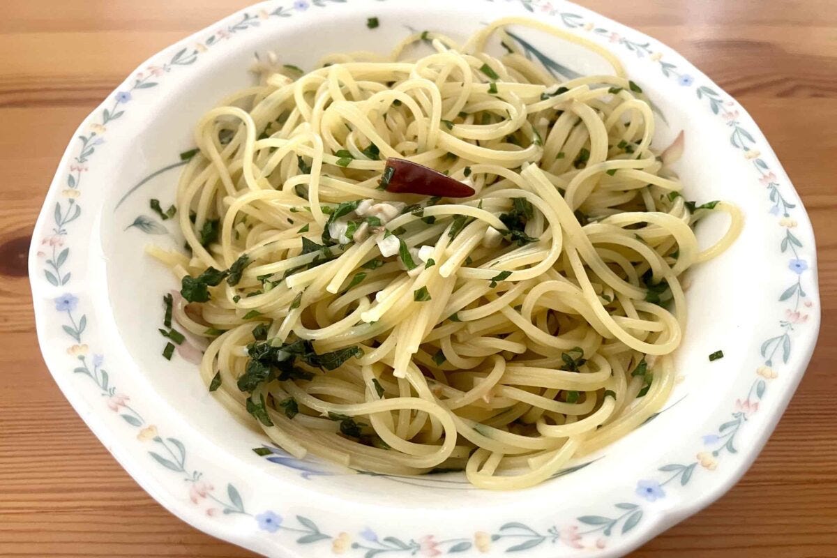 大葉ペペロンチーノ