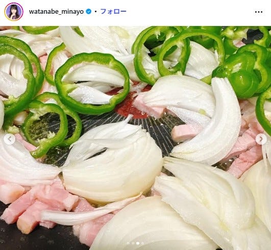 渡辺美奈代Instagramより