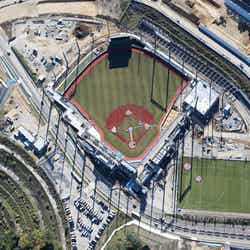 スタジアムの全景(11月25日撮影)/提供素材