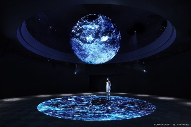 NIFREL（ニフレル）のアート空間「WONDER MOMENTS（ワンダーモーメンツ）」／画像提供：海遊館