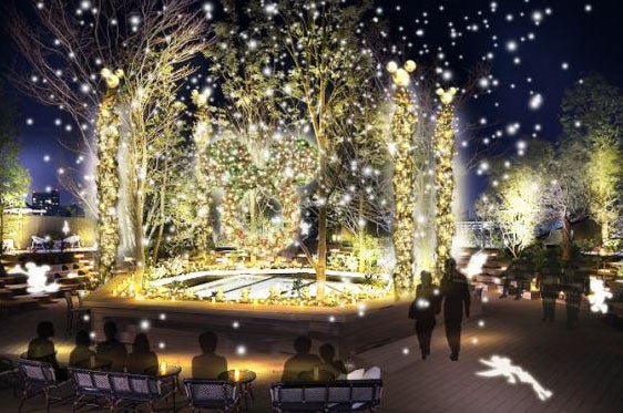 ディズニー110周年記念Xmasイルミネーション、表参道原宿エリアで初開催