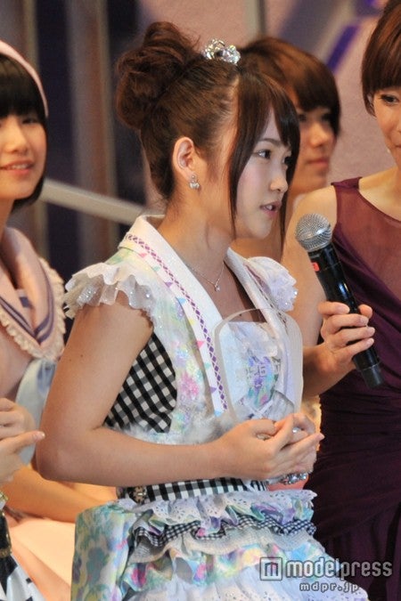 25位を獲得した川栄李奈／スピーチの様子