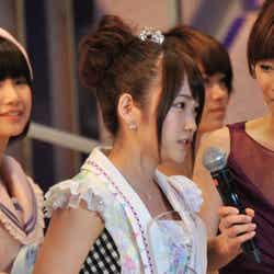 25位を獲得した川栄李奈/スピーチの様子