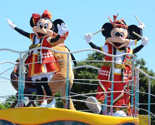 ディズニーランドの夏祭り、ミッキー&ミニーが舞い踊る新プログラムスタート