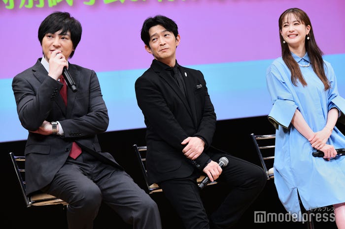 塚本高史、津田健次郎、松本若菜(C)モデルプレス