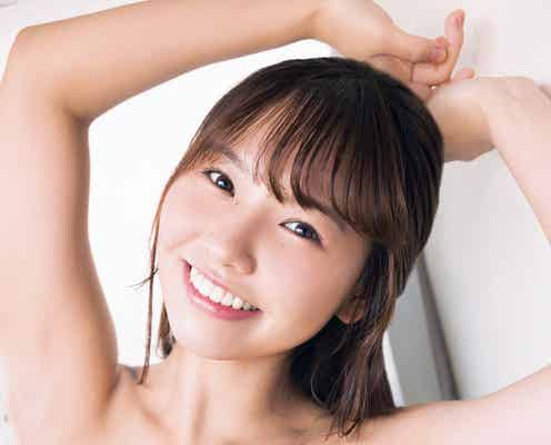 NMB48本郷柚巴、ふんわりバスト輝くキュートな姿にドキッ 少年誌で初ソロ表紙