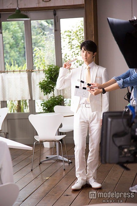 羽生結弦新CM撮影風景