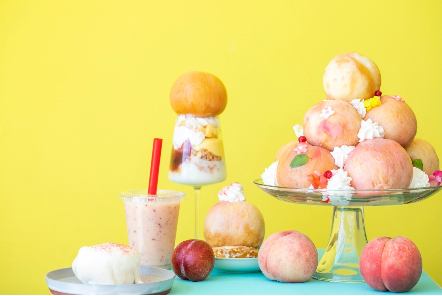 ももスイーツ／画像提供：村の駅