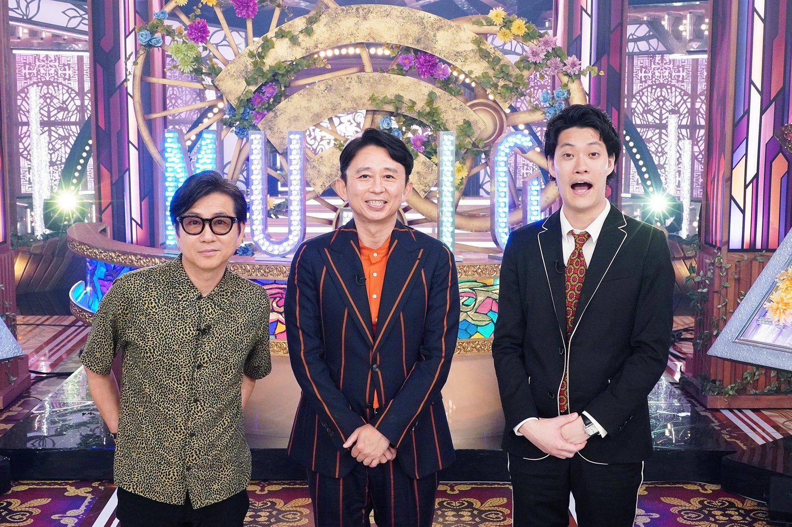 （左から）藤井フミヤ、有吉弘行、粗品（C）テレビ東京