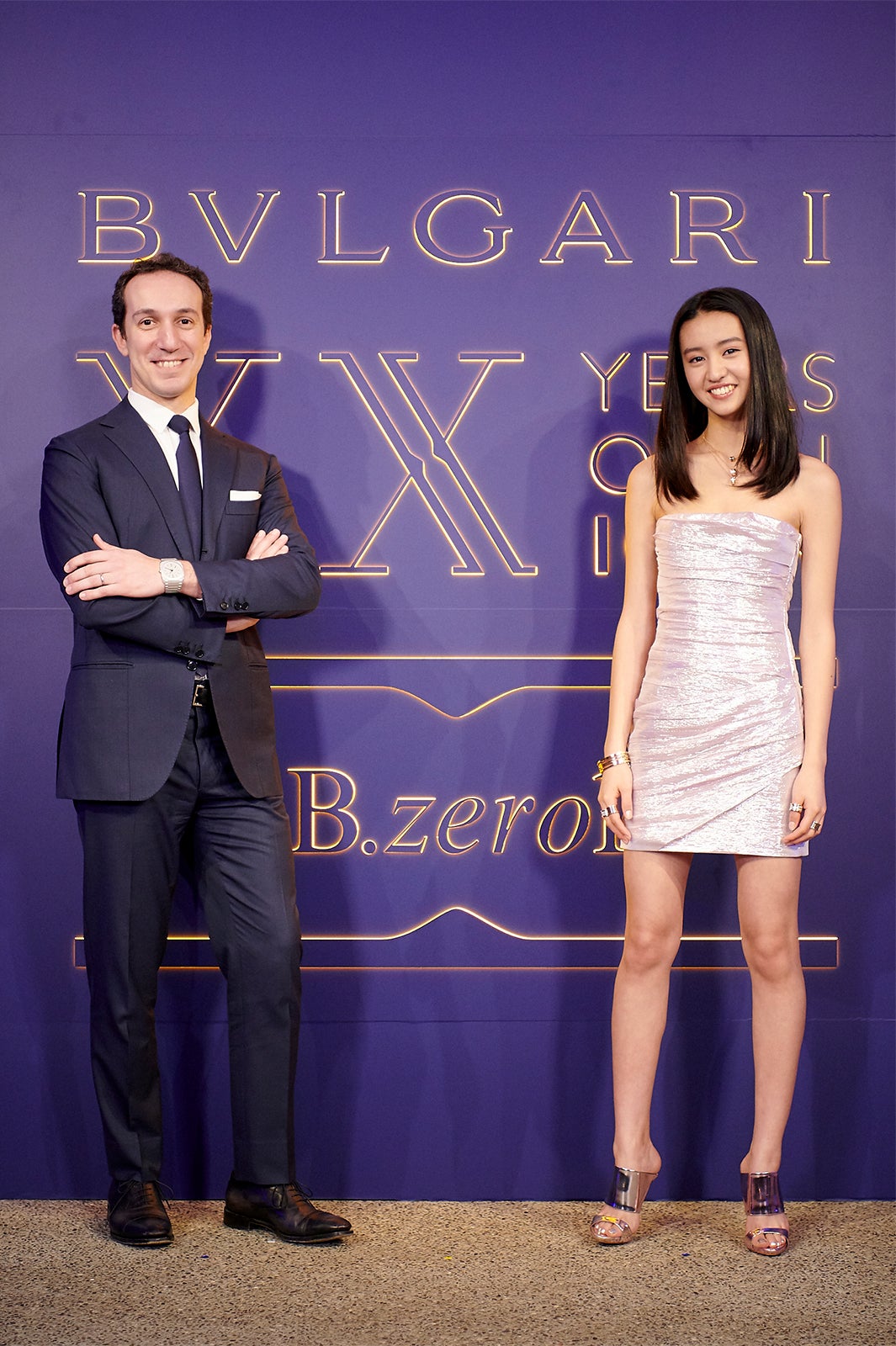 ウォルター・ボロニーノ社長、Koki, （提供写真）