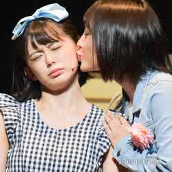 濱咲友菜、山田菜々美／AKB48チーム8単独舞台「KISS KISS KISS」ゲネプロ（C）モデルプレス