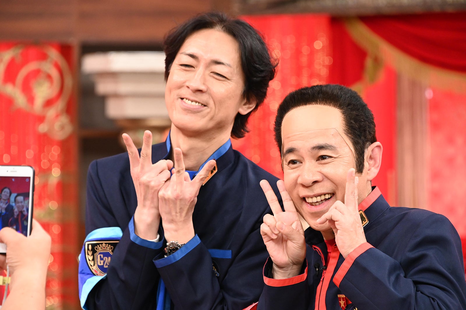 矢部浩之、岡村隆史（C）日本テレビ