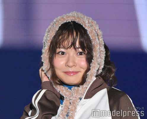 莉子、ボアアイテム使いが可愛い 冬コーデでランウェイ【TGC北九州2024】