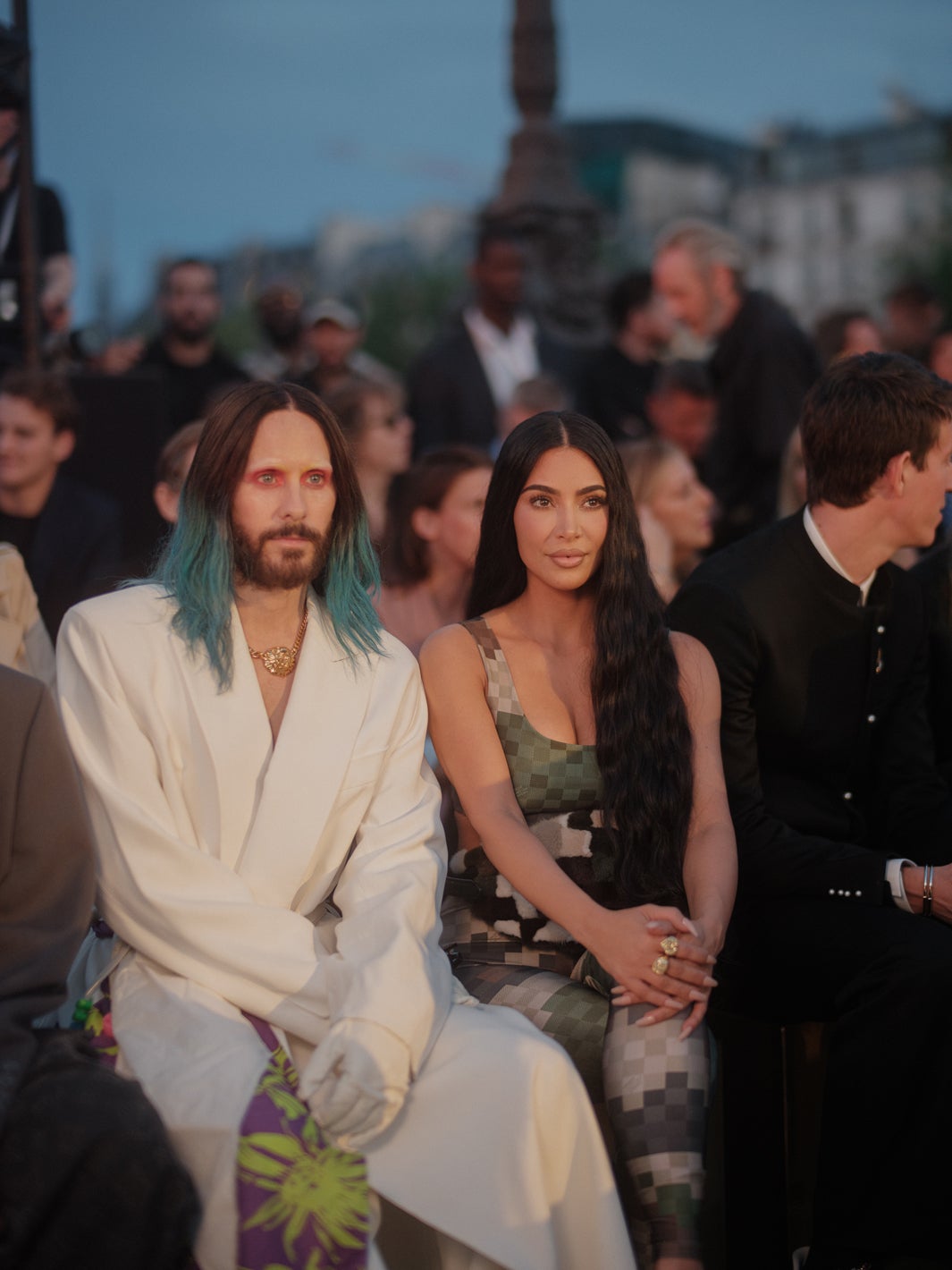 （左から）ジャレッド・レト、キム・カーダシアン（提供写真）