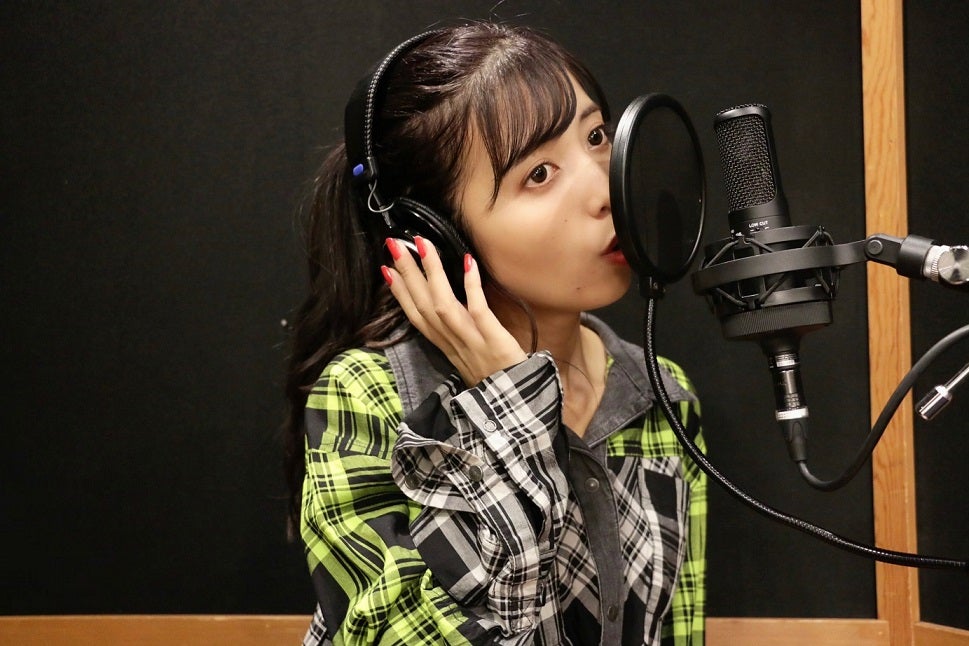 ゆん／レコーディング風景（提供写真）