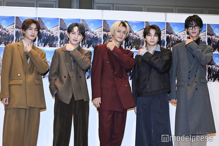 M!LK/山中柔太朗、吉田仁人、佐野勇斗、塩崎太智、曽野舜太(C)モデルプレス