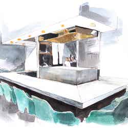 内観スケッチ/画像提供:ソルト・コンソーシアム株式会社