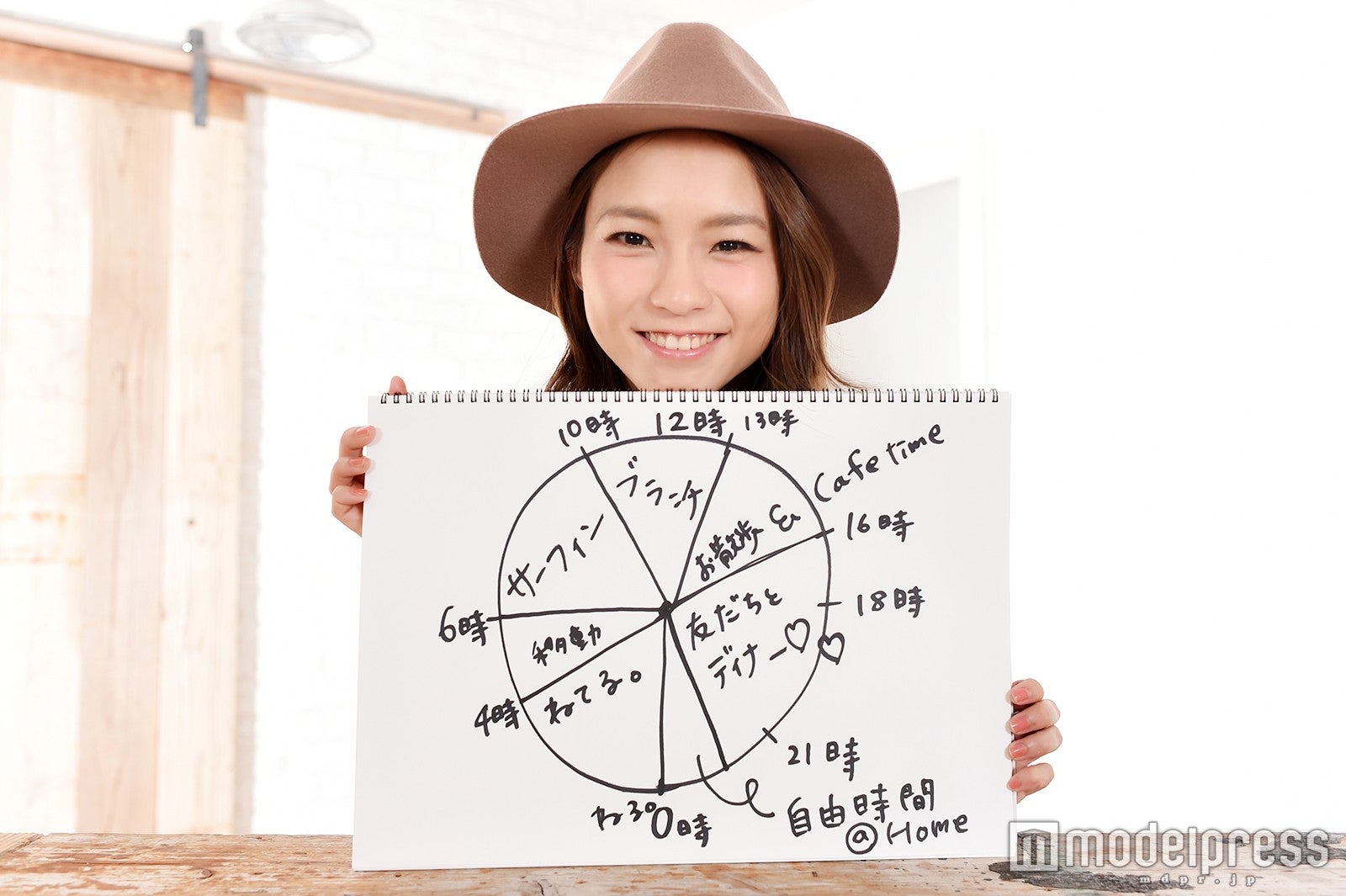 「やりたいことを詰め込んだ休日」スケジュールはびっしりです！アクティブ！（C）モデルプレス