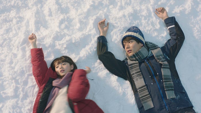 齋藤飛鳥と中川大志/新CM「雪国」編より