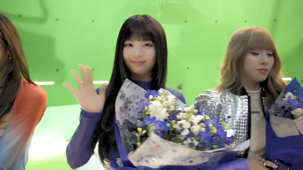 ME:I新CMメイキングカット（提供写真）