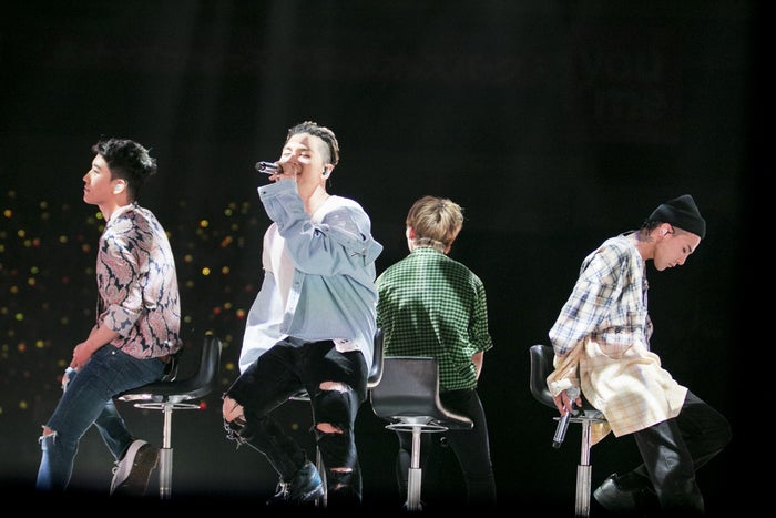 Bigbang T O P入隊後初のイベント開幕 ライブ トーク ゲーム 終始