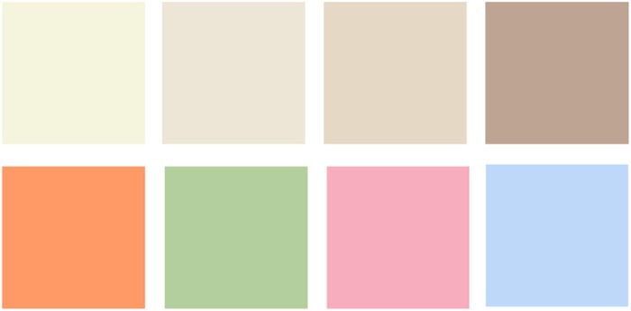 トレンドカラー(提供写真)