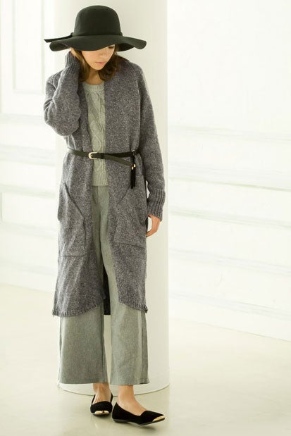 ポケット付きニットコーディガン「Re:EDIT by GALSTAR」2,998円（税込）／画像提供：Re:EDIT by GALSTAR