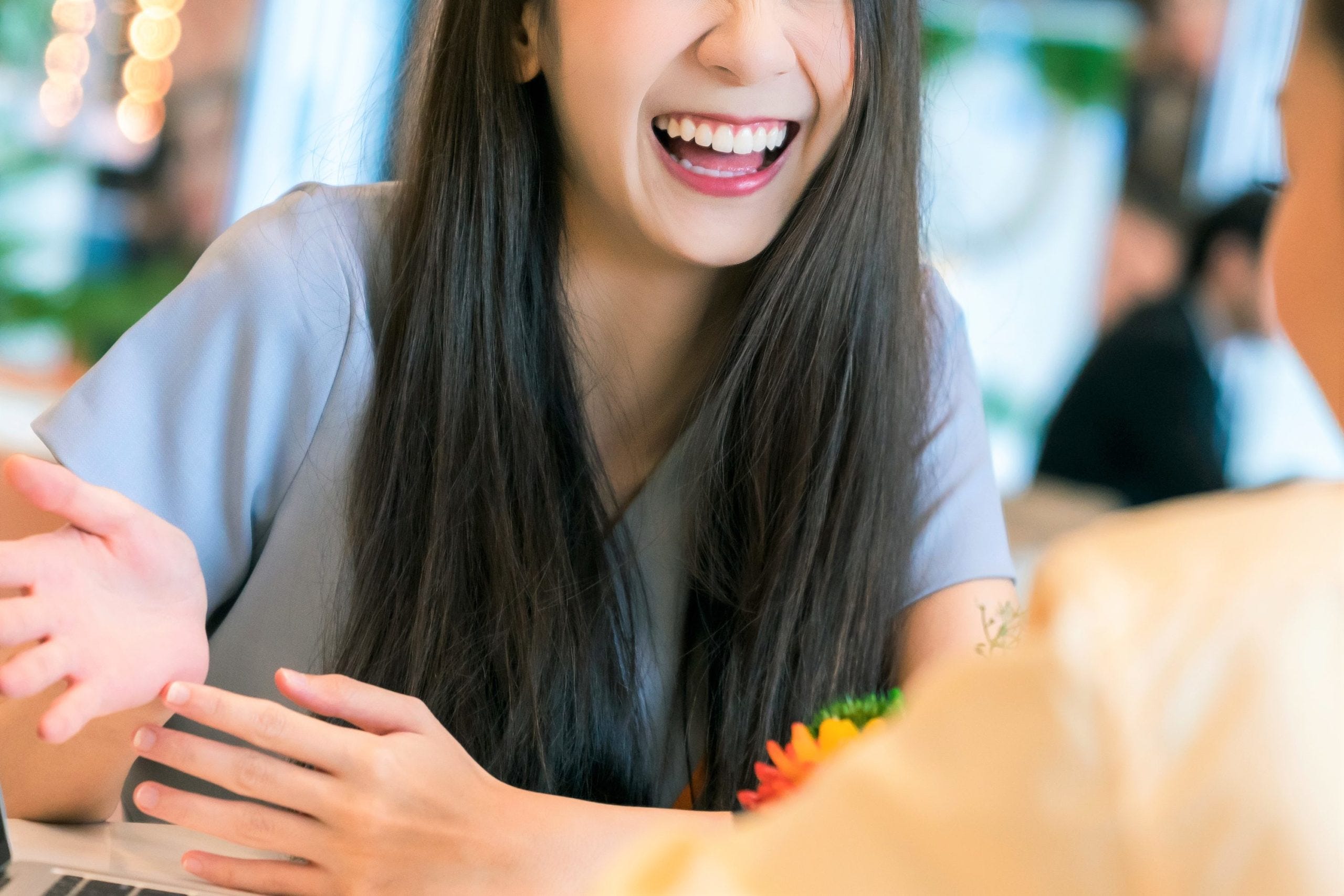 職場で会話