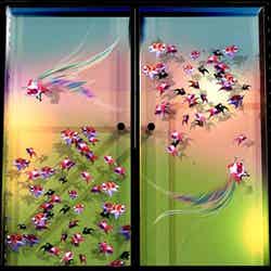 ふすまをテーマにした世界初の作品/画像提供:ECO EDO 日本橋 アートアクアリウム2015~江戸・金魚の涼~&ナイトアクアリウム