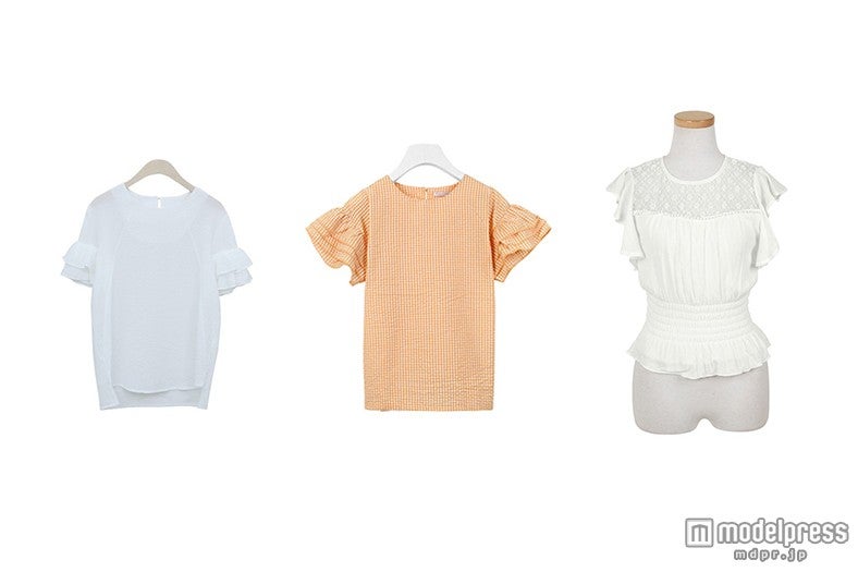 1枚で毎日可愛い私になれるフリルトップス3選