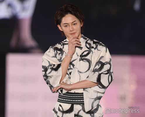 三崎優太、爽やか浴衣姿でステージ彩る<関コレ2022S/S>
