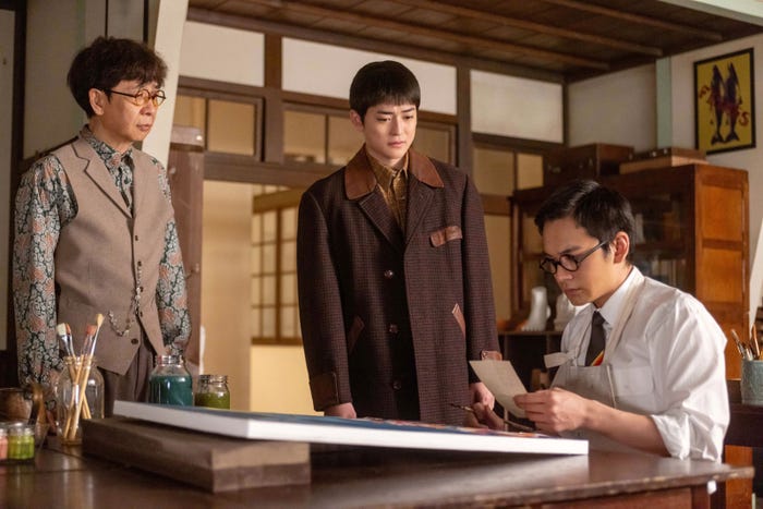 山寺宏一、高橋文哉、北村匠海「あんぱん」第41話(C)NHK