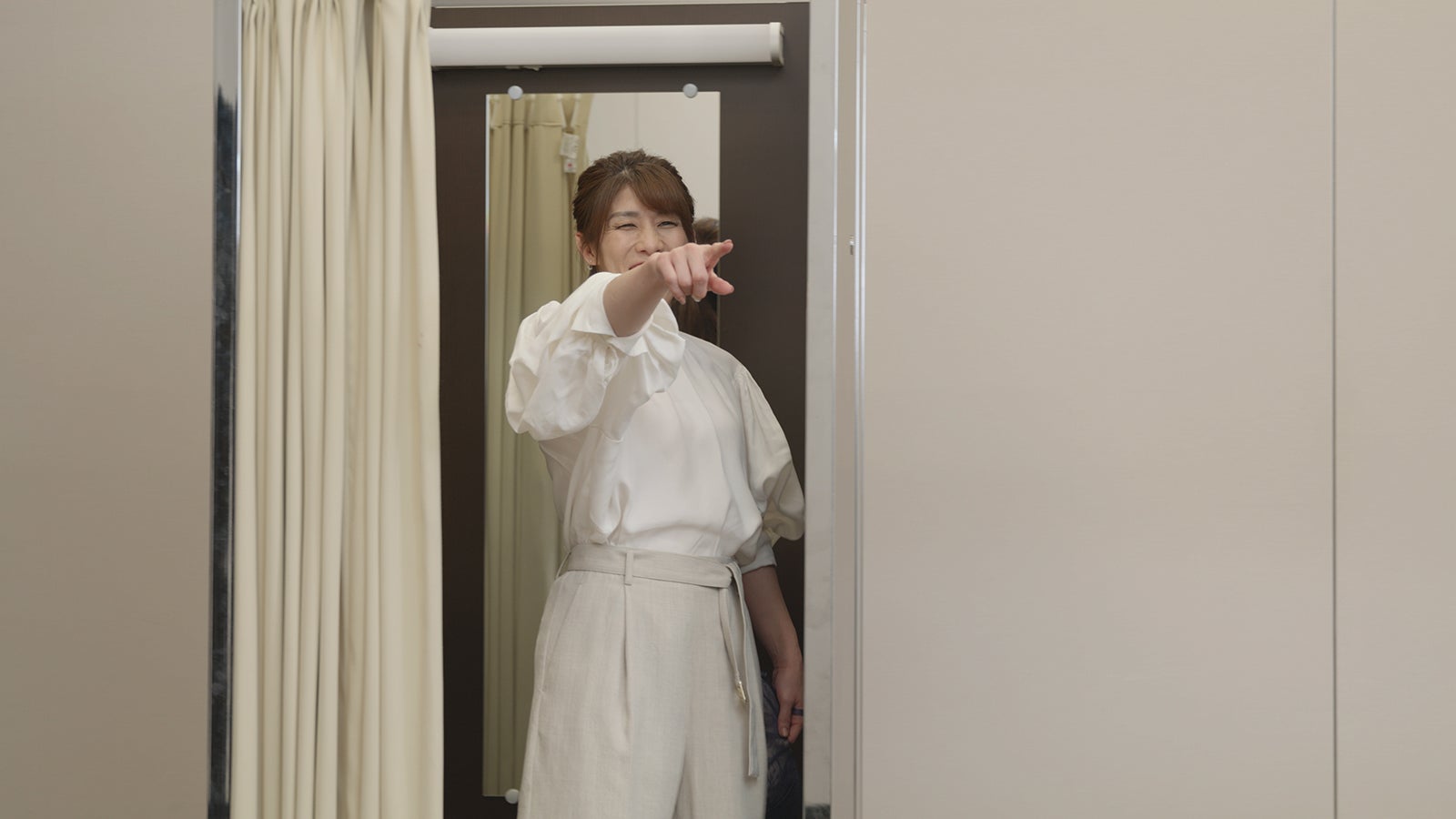 吉田沙保里／メイキングより（提供写真）