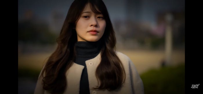 SOUTH BLUE「Miss you」MVより/舩木菜々「苦手なこともいつかは好きになる」(提供写真)