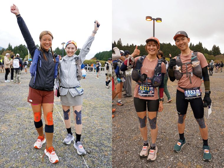 トレラン大会「マウントフジ」でスナップ！ アースカラーで軽快に ボトムはタイツ1枚が主流