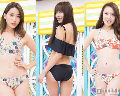SEXY&キュートな水着で悩殺 美ボディ全開の生ステージ<深夜のトレンド水着ファッションショー>