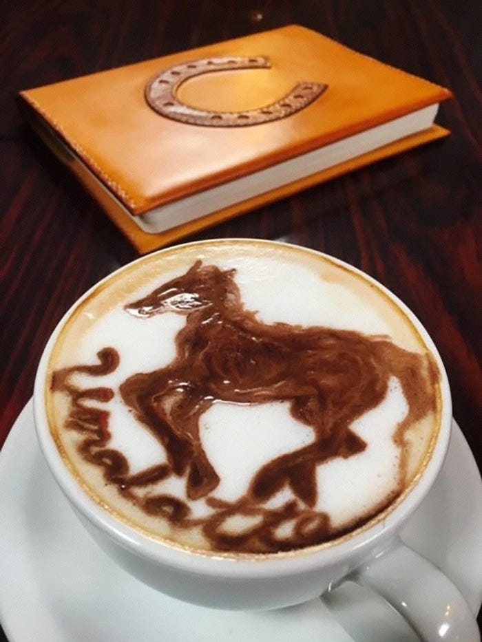 ラテアートにも注目 (C)フジテレビ