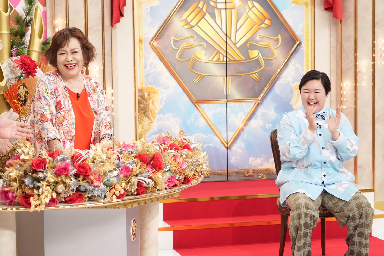 上沼恵美子、やす子（C）読売テレビ・日本テレビ