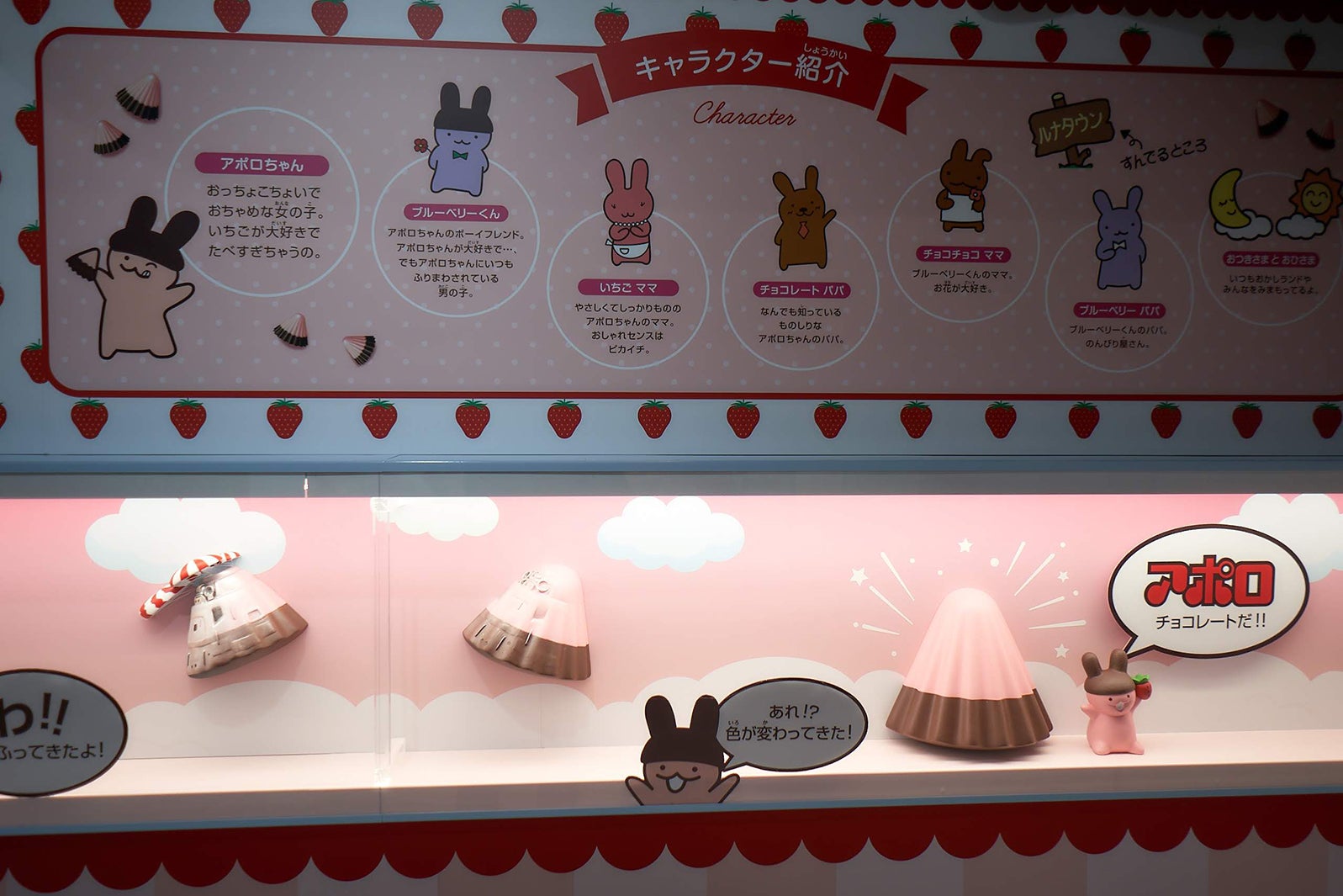 アポロ見学ライン／画像提供：明治