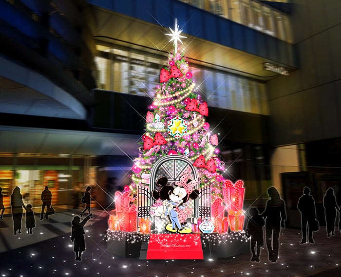 ミッキー ミニーがハグ クリスマスの渋谷にディズニーの巨大ツリー登場 女子旅プレス ミッキー ミニーがハグ クリスマスの渋谷にディズニーの巨大ツリー登場 女子旅プレス