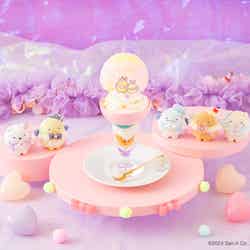 めざせアイドル!パフェ 税込1,290円(C)2024 San-X Co., Ltd. All Rights Reserved.