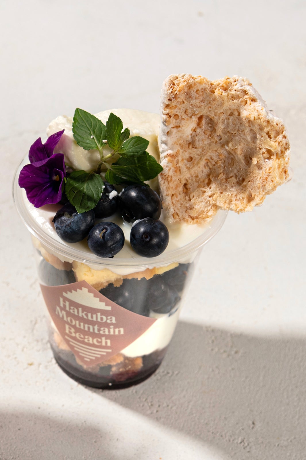 白馬産ブルーベリーのパフェ／画像提供：白馬観光開発