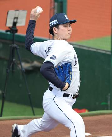 西武・武内 表情引き締め「3戦目ということで勝つしかない」12日に先発予定
