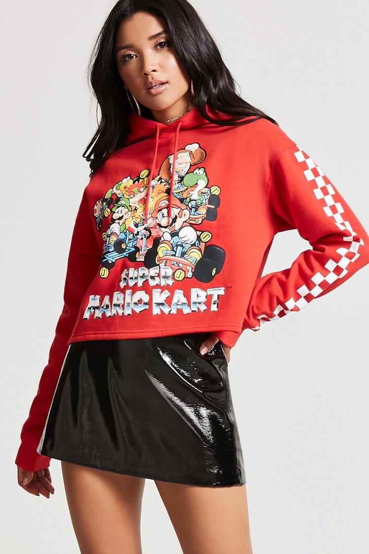 マリオカートクロップパーカー着用（C）1990 Nintendo（C）1991 Nintendo（C）1992 Nintendo（C）1994 Nintendo-SUPER FAMICON is a trademark of Nintendo. 