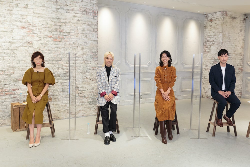 今尾朝子氏、りゅうちぇる、牧野紗弥、田中俊之氏（提供写真）